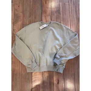 New Balance Made in USA Crewneck Sweatshirt Green WT51563 OVN Small New‎
